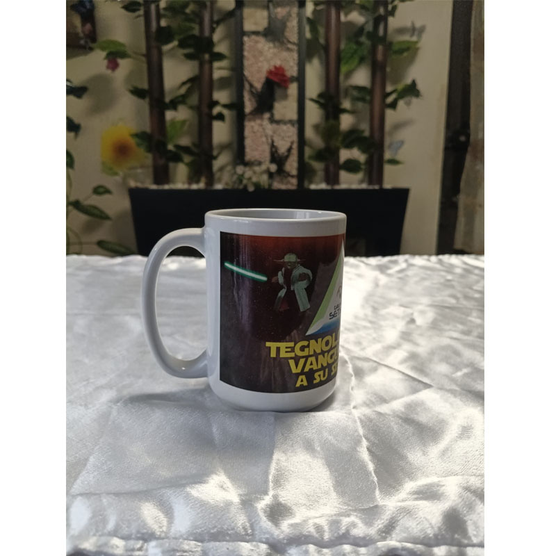 Taza Blanca de 16 Onzas sublimada